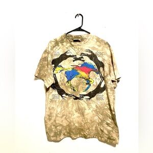 Vtg 1996 The Mountain Southwest Horse Full‎ Print Graphic T Shirt Streetwear L